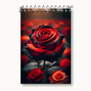 دفتر یادداشت گل رز
