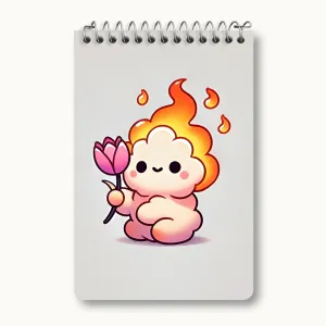 دفتر یادداشت گوله آتیش بامزه