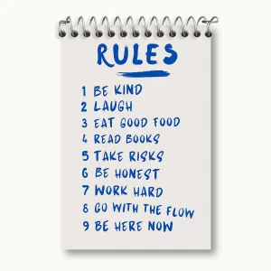 دفتر یادداشت Rules