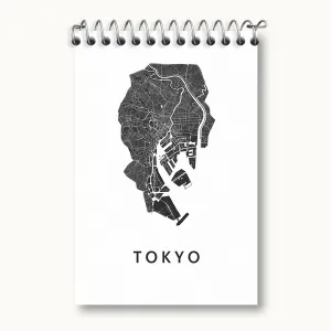 دفتر یادداشت نقشه توکیو
