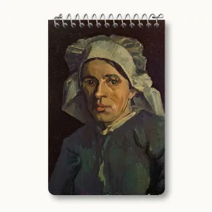 دفتر یادداشت نقاشی سر زن اثر ونسان ونگوگ