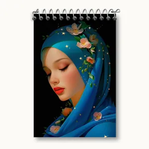 دفتر یادداشت دخترانه با حجاب