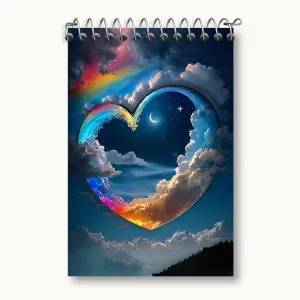 دفتر یادداشت آسمان شب