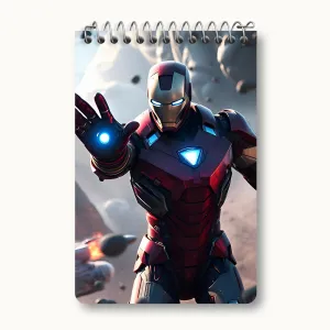 دفتر یادداشت مرد آهنی مارول (Marvel)