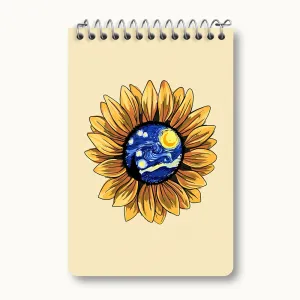 دفتر یادداشت گل آفتابگردان ونسان ونگوگ