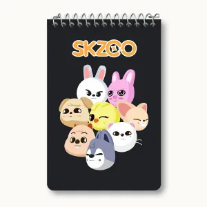 دفتر یادداشت اسکیزو استری کیدز (Skzoo Stray Kids)