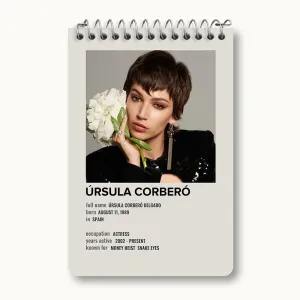 دفتر یادداشت اورسولا کوربرو (Úrsula Corberó)