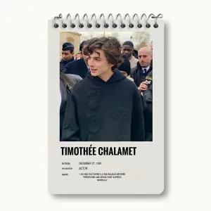 دفتر یادداشت تیموتی شالامی (Timothée Chalamet)