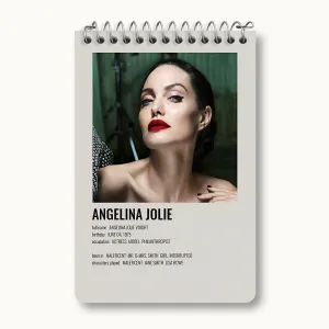 دفتر یادداشت آنجلینا جولی (Angelina Jolie)