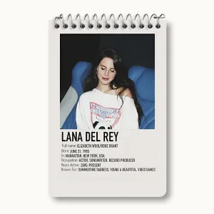 دفتر یادداشت لانا دل ری (Lana Del Rey)