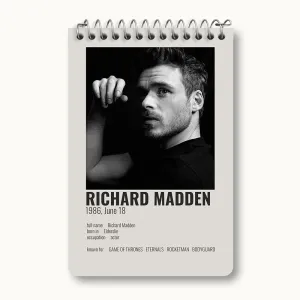 دفتر یادداشت ریچارد مدن (Richard Madden)