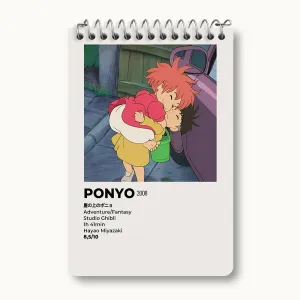 دفتر یادداشت انیمه پونیو (Ponyo)