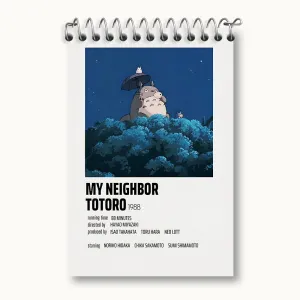 دفتر یادداشت انیمه توتورو (Totoro)