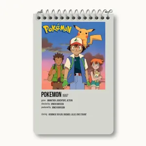 دفتر یادداشت انیمه پوکمون (pokemon)