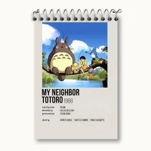 دفتر یادداشت انیمه توتورو (Totoro)