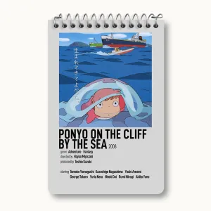دفتر یادداشت انیمه پونیو (Ponyo)