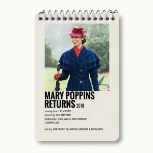 دفتر یادداشت بازگشت مری پاپینز (Mary Poppins Returns)
