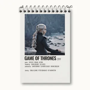دفتر یادداشت گیم آف ترونز (Game of Thrones)