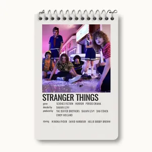 دفتر یادداشت استرنجر تینگز (Stranger Things)