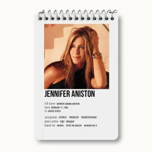 دفتر یادداشت جنیفر آنیستون (Jennifer Aniston)