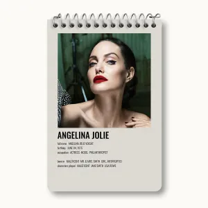 دفتر یادداشت آنجلینا جولی (Angelina Jolie)