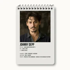 دفتر یادداشت جانی دپ (Johnny Depp)