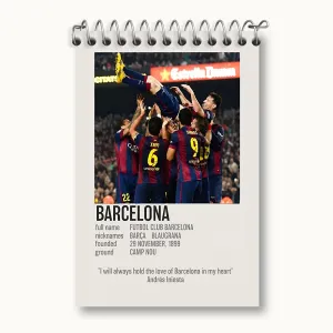 دفتر یادداشت بارسلونا (Barcelona)