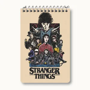 دفتر یادداشت استرنجر تینگز (Stranger Things)