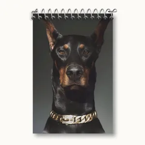 دفتر یادداشت سگ دوبرمن (Dobermann)