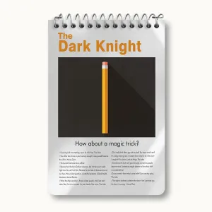 دفتر یادداشت شوالیه تاریکی (The Dark Knight)