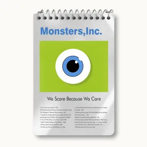 دفتر یادداشت کارخانه هیولا ها (Monsters University)