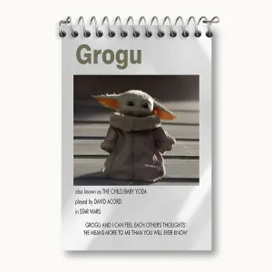 دفتر یادداشت بیبی یودا (Grogu)