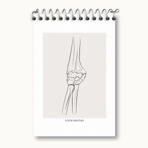 دفتر یادداشت آناتومی آرنج (Elbow Anatomy)