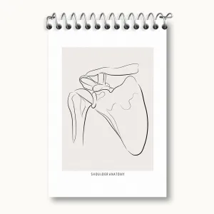 دفتر یادداشت آناتومی شانه (Shoulder Anatomy)