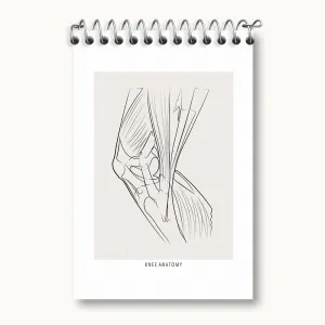 دفتر یادداشت آناتومی زانو (Knee Anatomy)