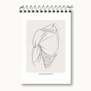 دفتر یادداشت عضلات شانه (Shoulder Muscles)