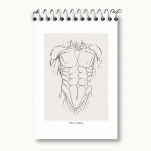 دفتر یادداشت آناتومی بدن (Body Anatomy)