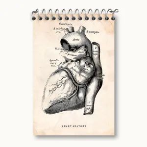 دفتر یادداشت آناتومی قلب (Heart Anatomy)