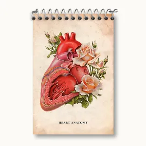 دفتر یادداشت آناتومی قلب (Heart Anatomy)