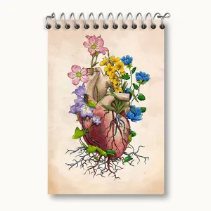 دفتر یادداشت آناتومی قلب (Heart Anatomy)
