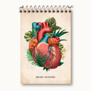 دفتر یادداشت آناتومی قلب (Heart Anatomy)