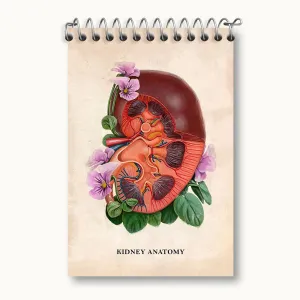 دفتر یادداشت آناتومی کلیه (kidney Anatomy)