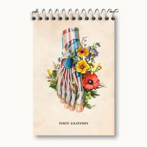 دفتر یادداشت آناتومی پا (Foot Anatomy)