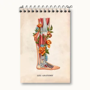 دفتر یادداشت آناتومی پا (Foot Anatomy