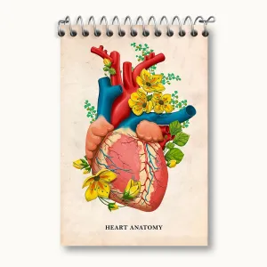 دفتر یادداشت آناتومی قلب (Heart Anatomy)