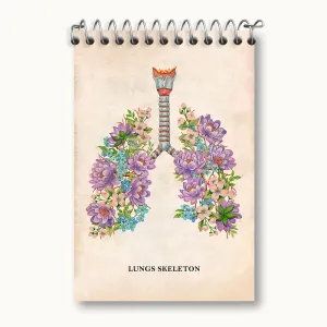 دفتر یادداشت آناتومی ریه ها (Lungs Anatomy)