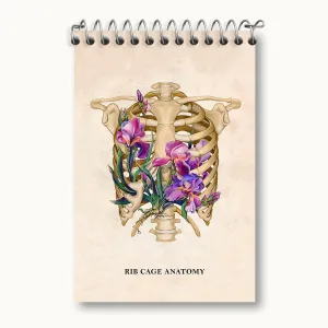 دفتر یادداشت آناتومی قفسه سینه (Rib Cage Anatomy)
