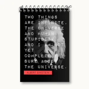 دفتر یادداشت آلبرت اینشتین (Albert Einstein)