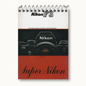 دفتر یادداشت دوربین عکاسی نیکون (Nikon F3)