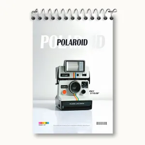 دفتر یادداشت دوربین عکاسی پولاروید (Plaroid)